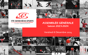 Assemblée Générale SGS - Saison 2023-2024